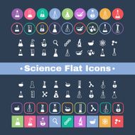 flat icon science N5