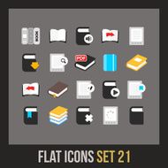 Flat icons set 21 N3