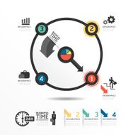 Abstract circle infographic Design