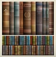 Book stack background