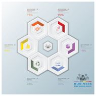 Modern Hexagon Business Infographic N4