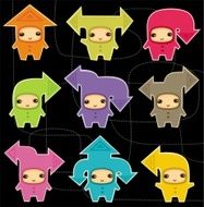 Cute arrow kids N2