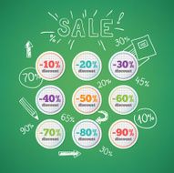 Sale percents School