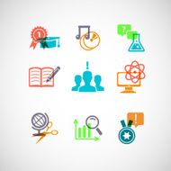 Education Icons Set N78