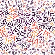 hindi alphabet texture background N6