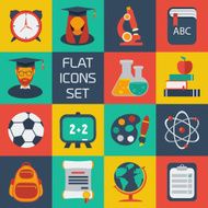 Flat Icons Set N12