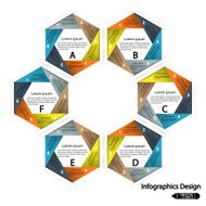 modern hexagon infographics options banner N2