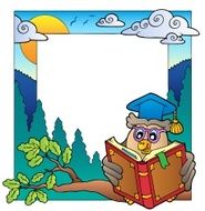School theme frame 8