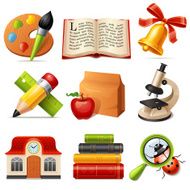 school icon set N31