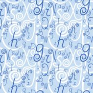 Letters seamless pattern N8