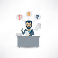 architect sitting Documents N2