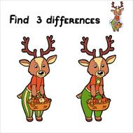 Find 5 differences (deer) N2