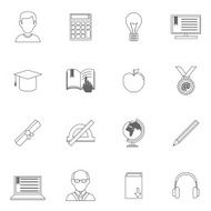 education outline icons N2