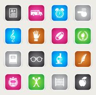 Multicolor Icons - School N2