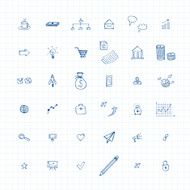 doodles business icons N2