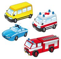Cartoon vehicles