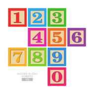 Wooden blocks - numbers