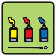 Tubes Of Paint (Vector Illustration)