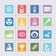 Science Color harmony Icons l EPS 10