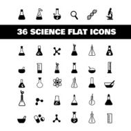 flat icon science N6