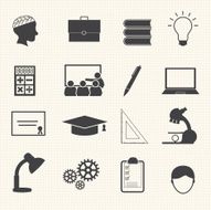 Education Icons Set N82