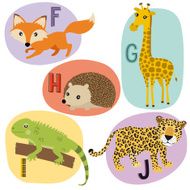 Animal alphabet F-J N2