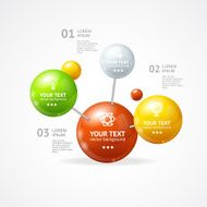 Vector infografic molecule N2