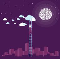 Brain concept - vector