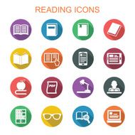 reading long shadow icons