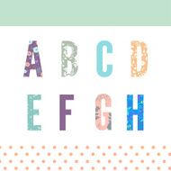 Floral alphabet N3