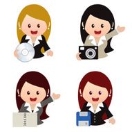 Business icon set 07
