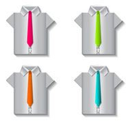 blank shirt origami set