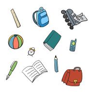 Colorful School Carton Items N2