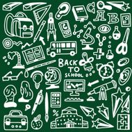School - doodles set N4