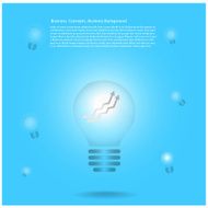 creative light bulb signs on background N2
