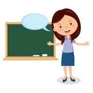 Teacher on lesson