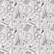 seamless stationery pattern background N2