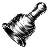 Vintage bell icon