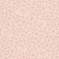 Seamless pattern crystal lattice and hearts