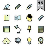 Education Icons Set N84