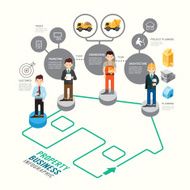Business target board game line concept