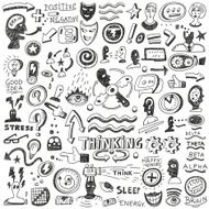 Thinking psychology - doodles N2