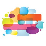 Speech Bubbles Icon - Illustration