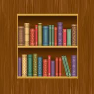 Wooden book shelf N2