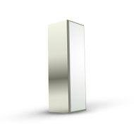 3d alphabet silver I N2