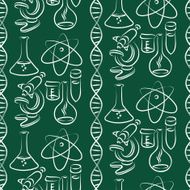 Seamless science pattern N2