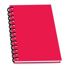 vector stack of ring binder book or notebook isolated N5