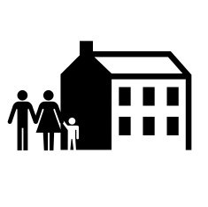 icon parents child school N2