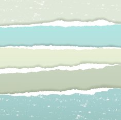 Torn grunge paper set