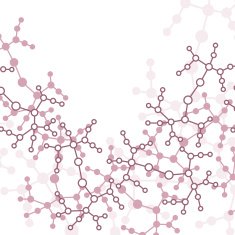 Molecule background colorful illustration N25